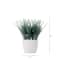 9" Artificial Grass Plant with Decorative Planter